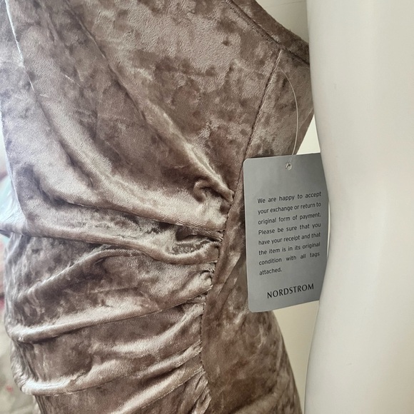 Elegant Velvet Slip Dress- NWT - Picture 5 of 9